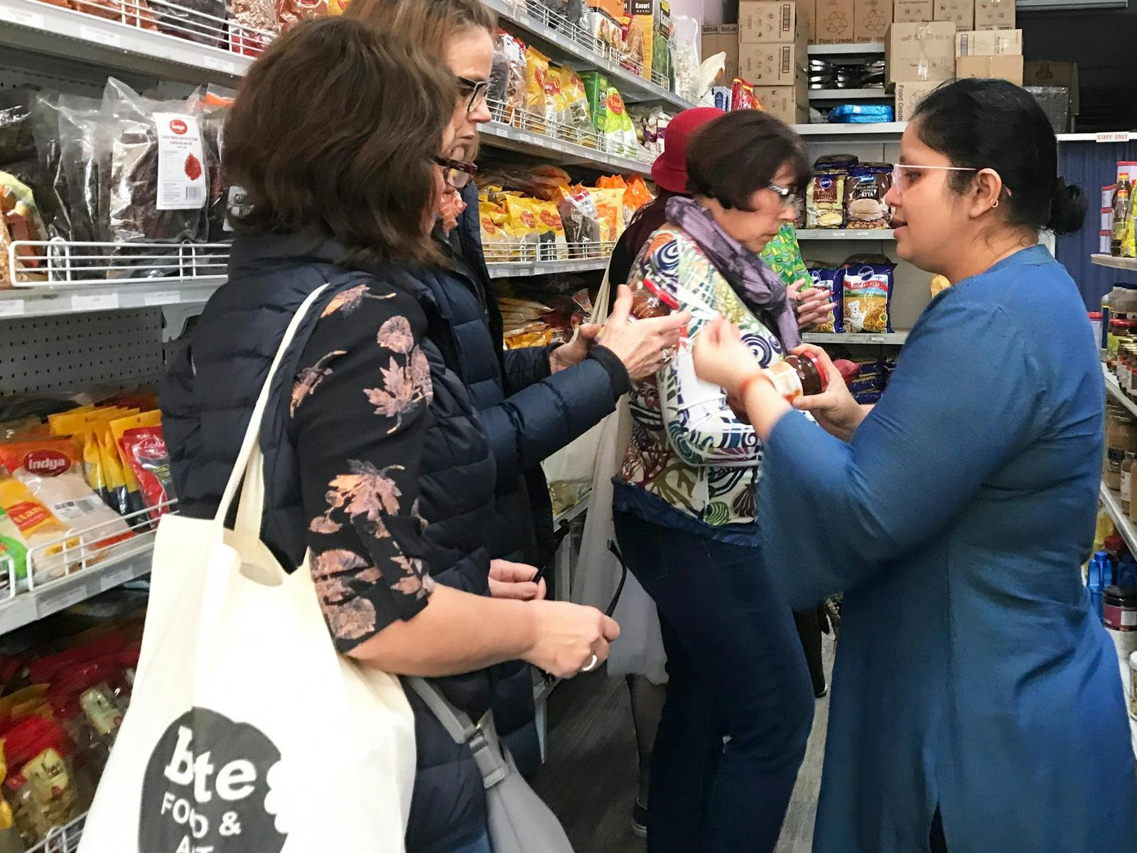 Shopping for Indian groceries