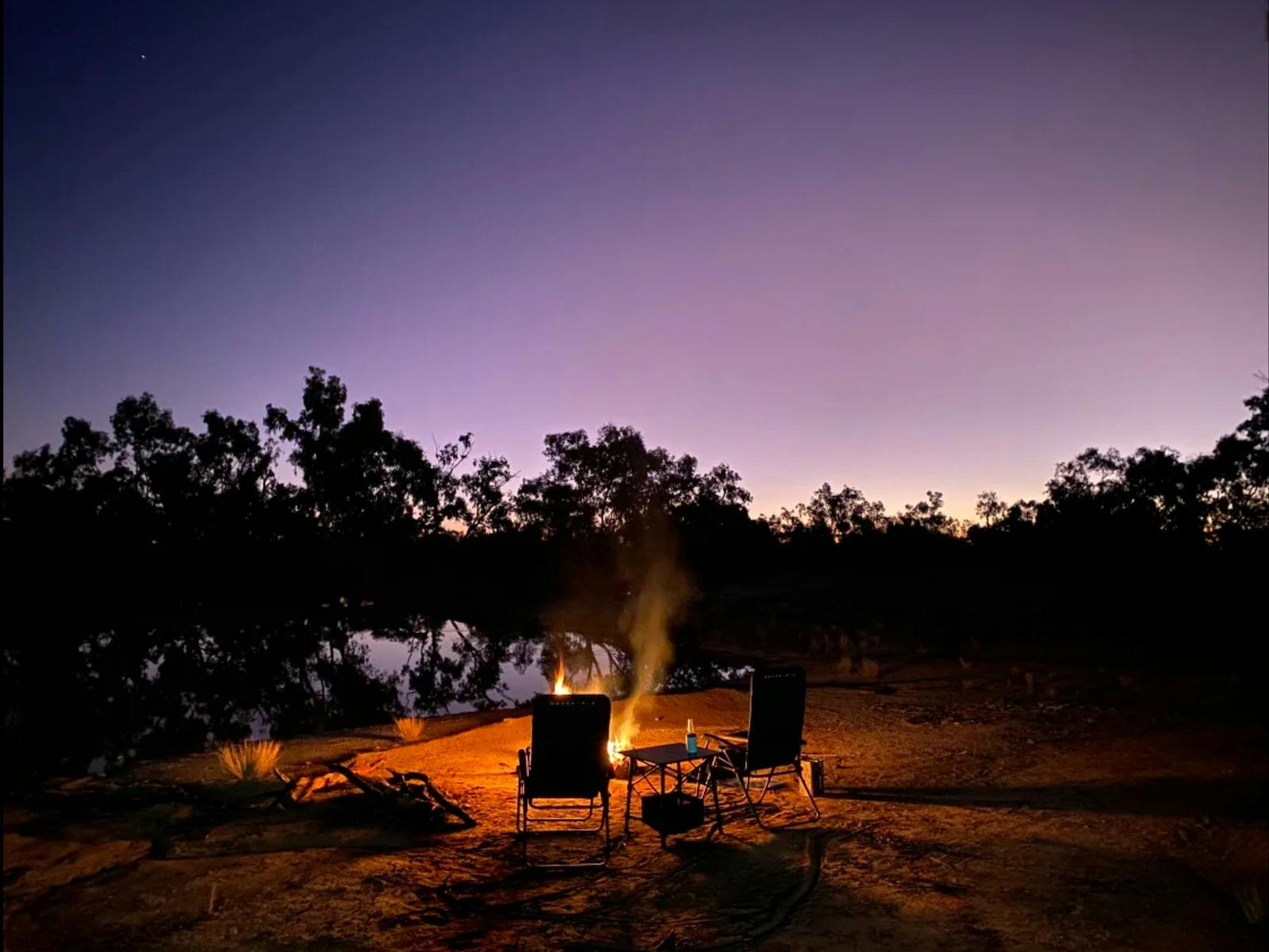 Campfire under the stars at Francvillers Station edit Campfire under the stars at Francvillers Station edit