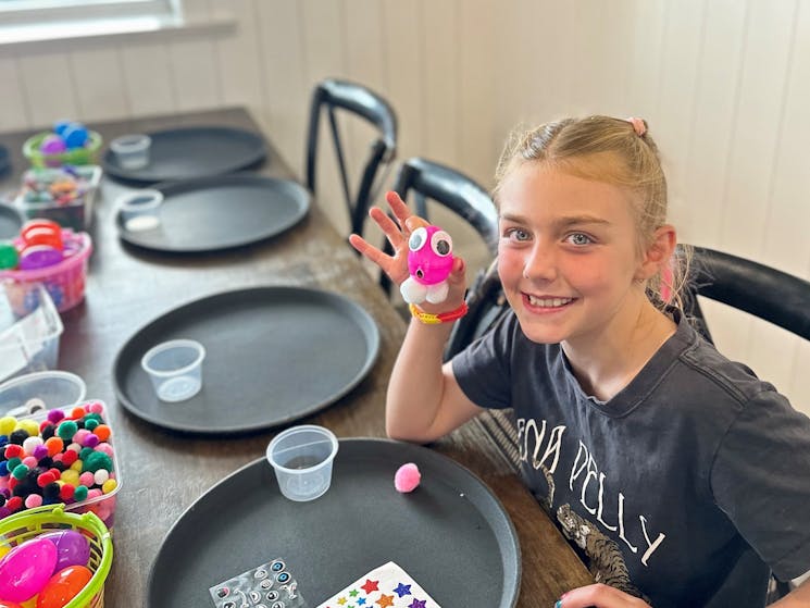 Decorating easter eggs at The Ophir Hotel