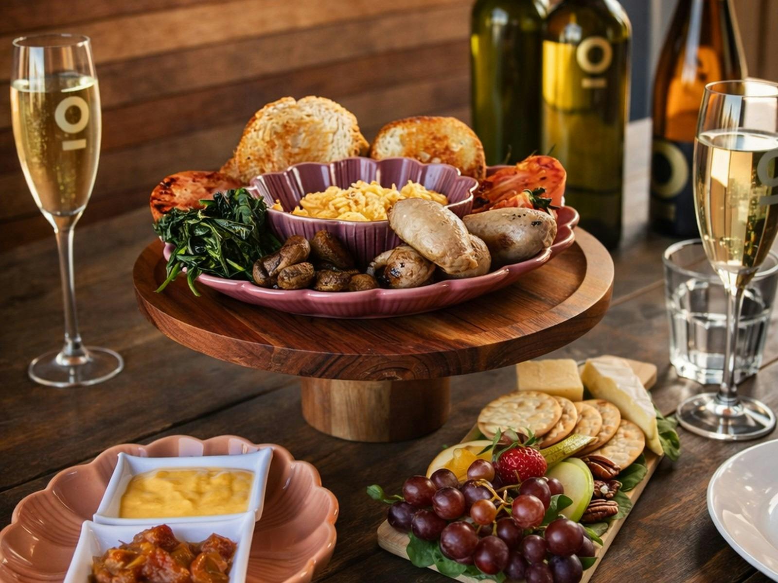 Frühstück für zwei Personen