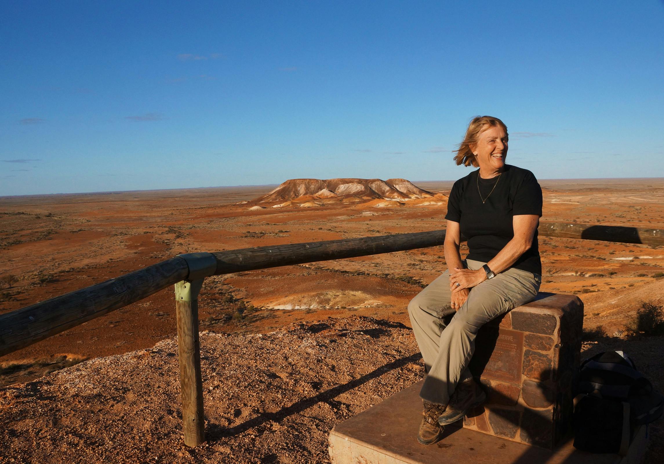 The Breakaways in Coober Pedy are especially picturesque late afternoon and for sunset.