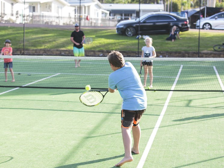 BIG4 Karuah Jetty Port Stephens Family Friendly tennis court