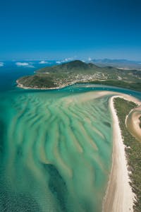 Aerial view of Endeavour River Cooktown