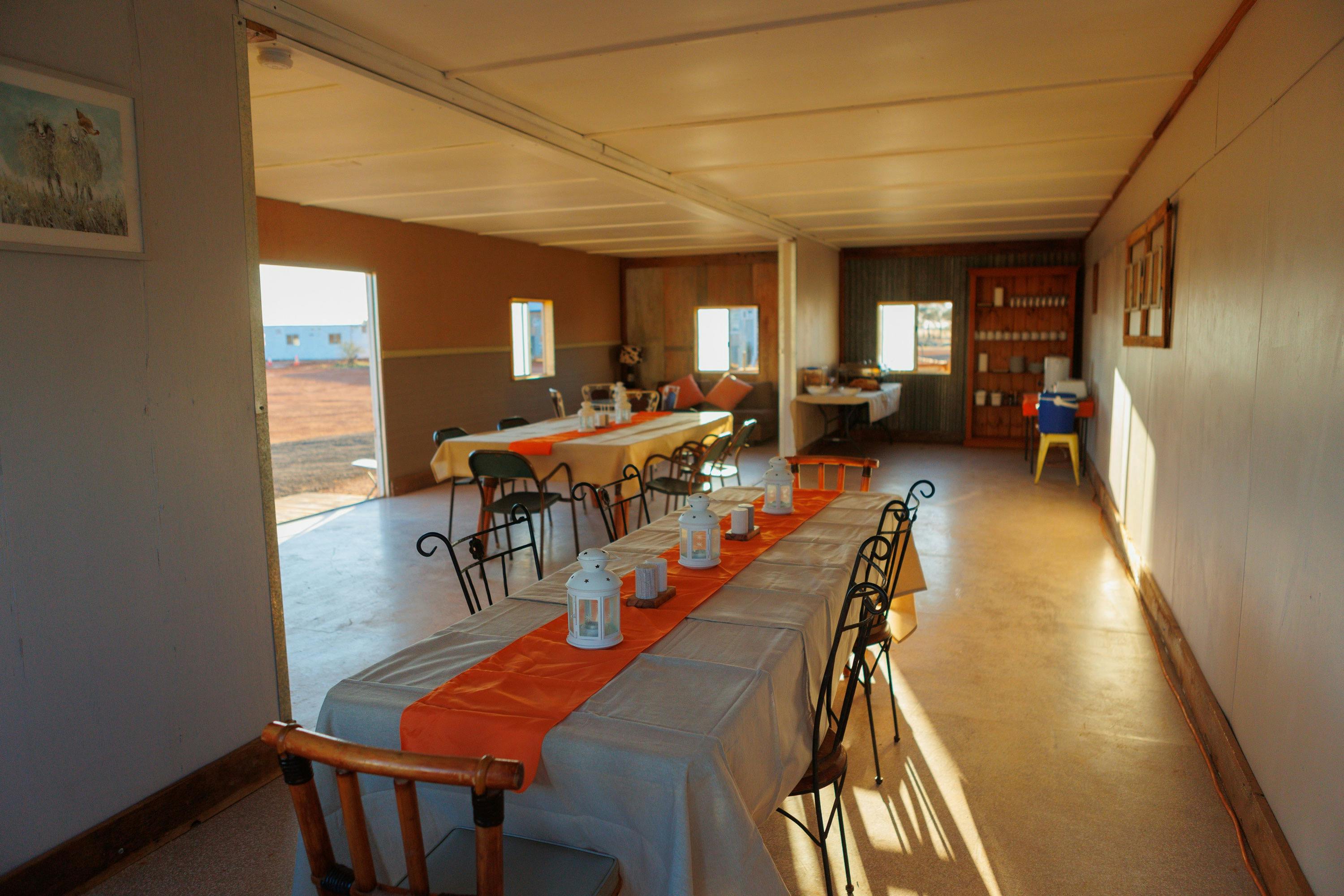 Included breakfast in Bush Kitchen