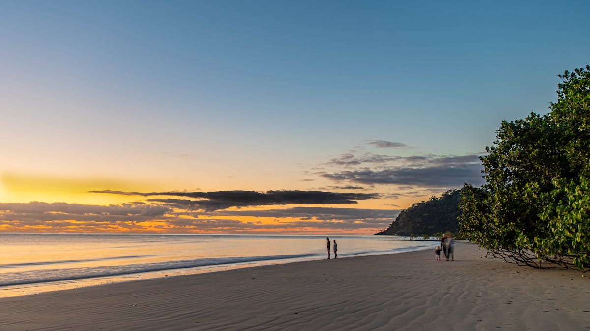 Sunrise from the beach at Cape Trib Beach House