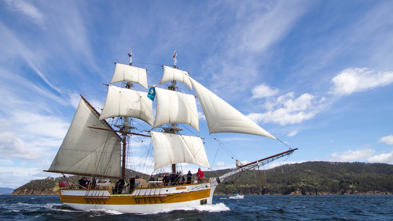 Lady Nelson Tassie's iconic tall ship