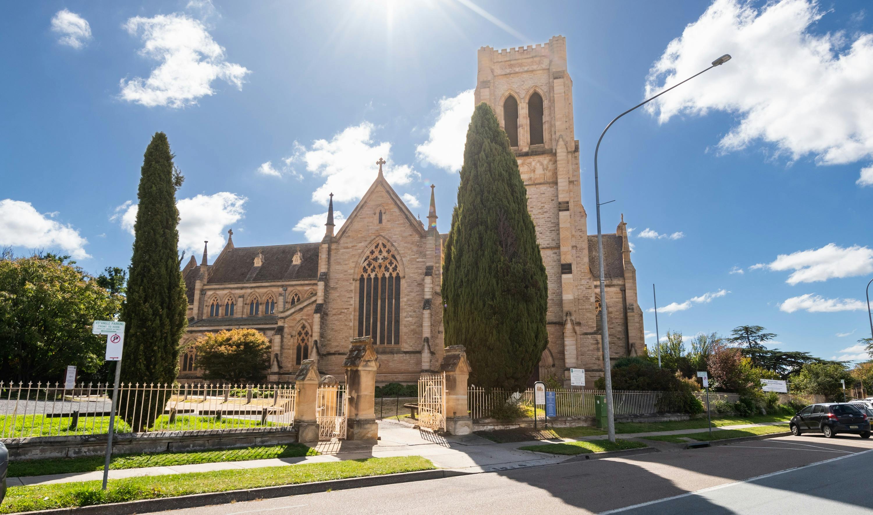 The Hume Conservatorium to St Saviour's Anglican Cathedral