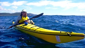 ocean kayak seakayak sea Batemans Bay Marine Park Guided Tour Tours single  double