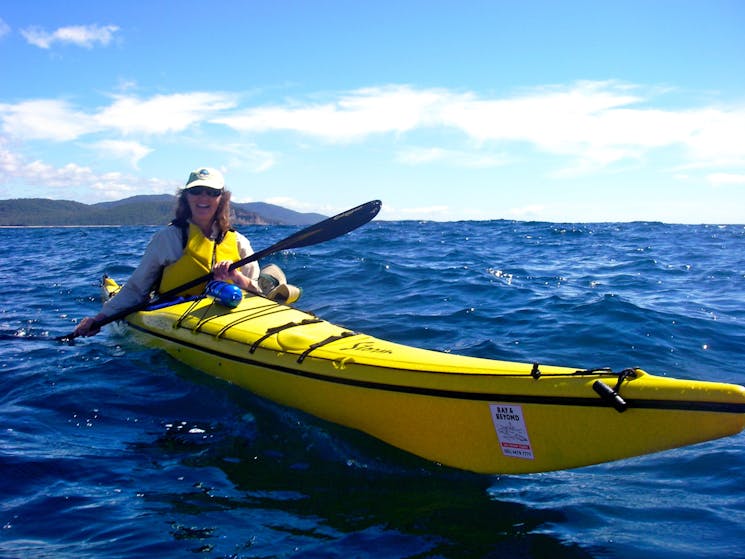 ocean kayak seakayak sea Batemans Bay Marine Park Guided Tour Tours single  double