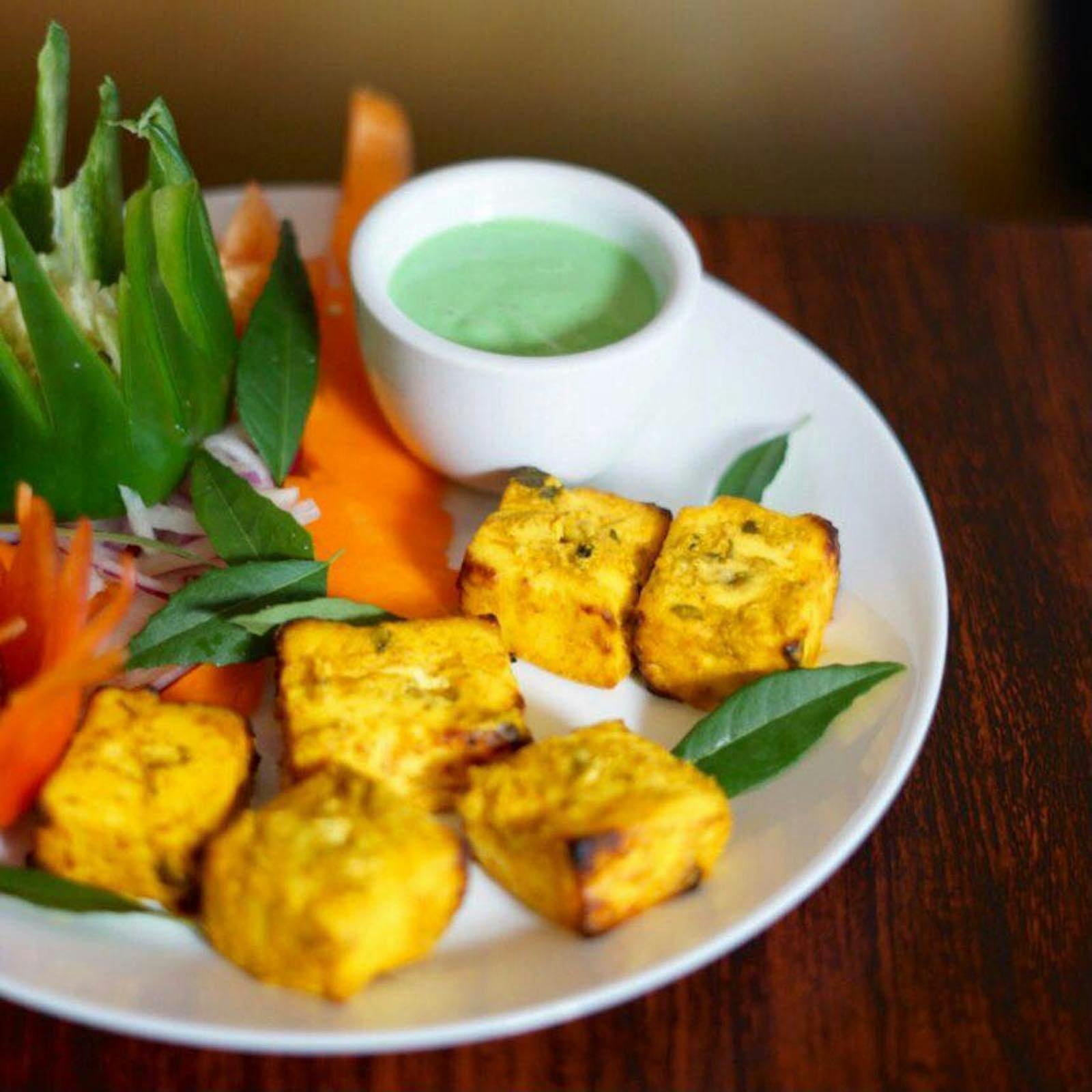 Paneer Tikka at New India Restaurant, Adelaide.