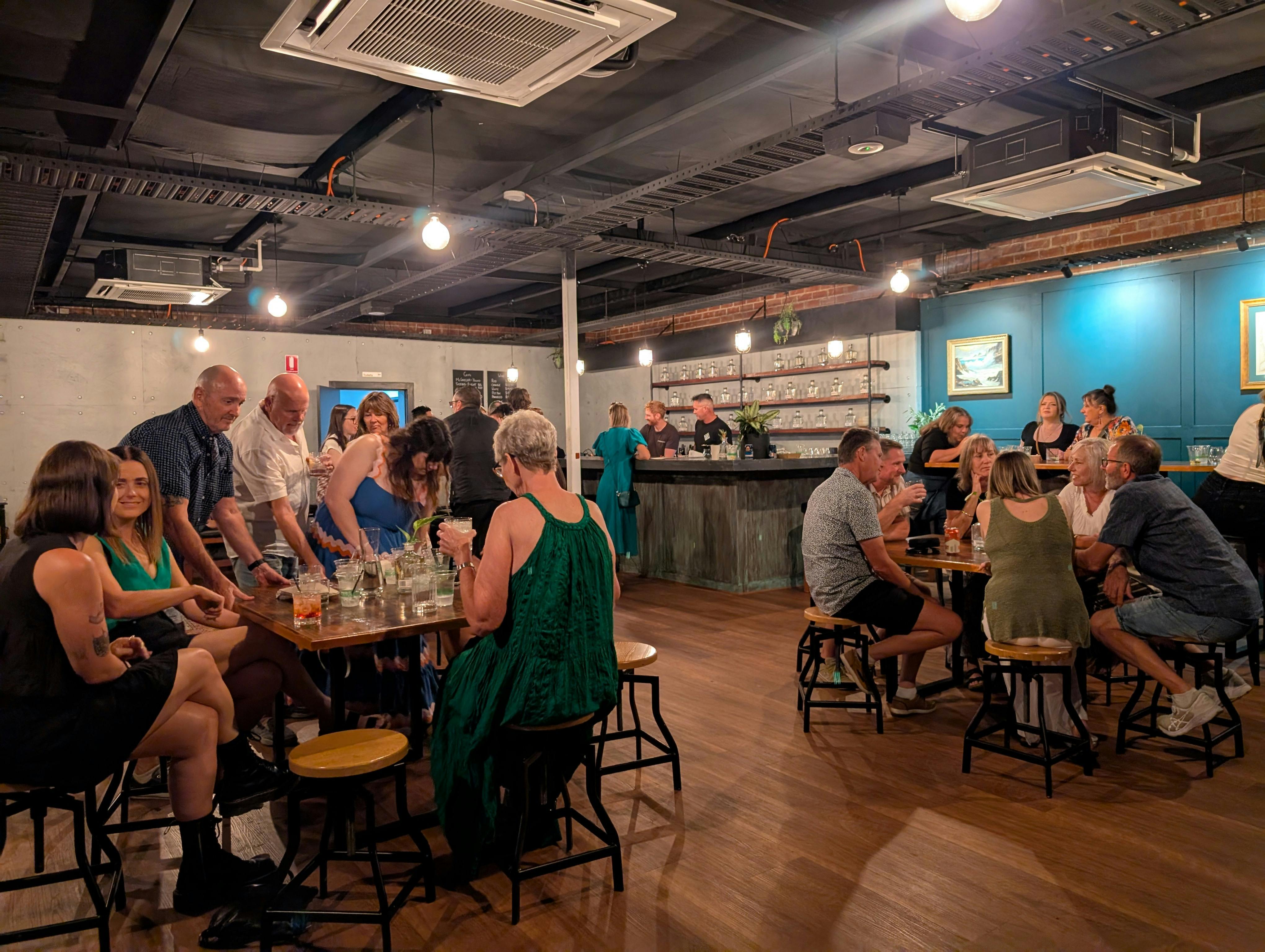 Inside the distillery door