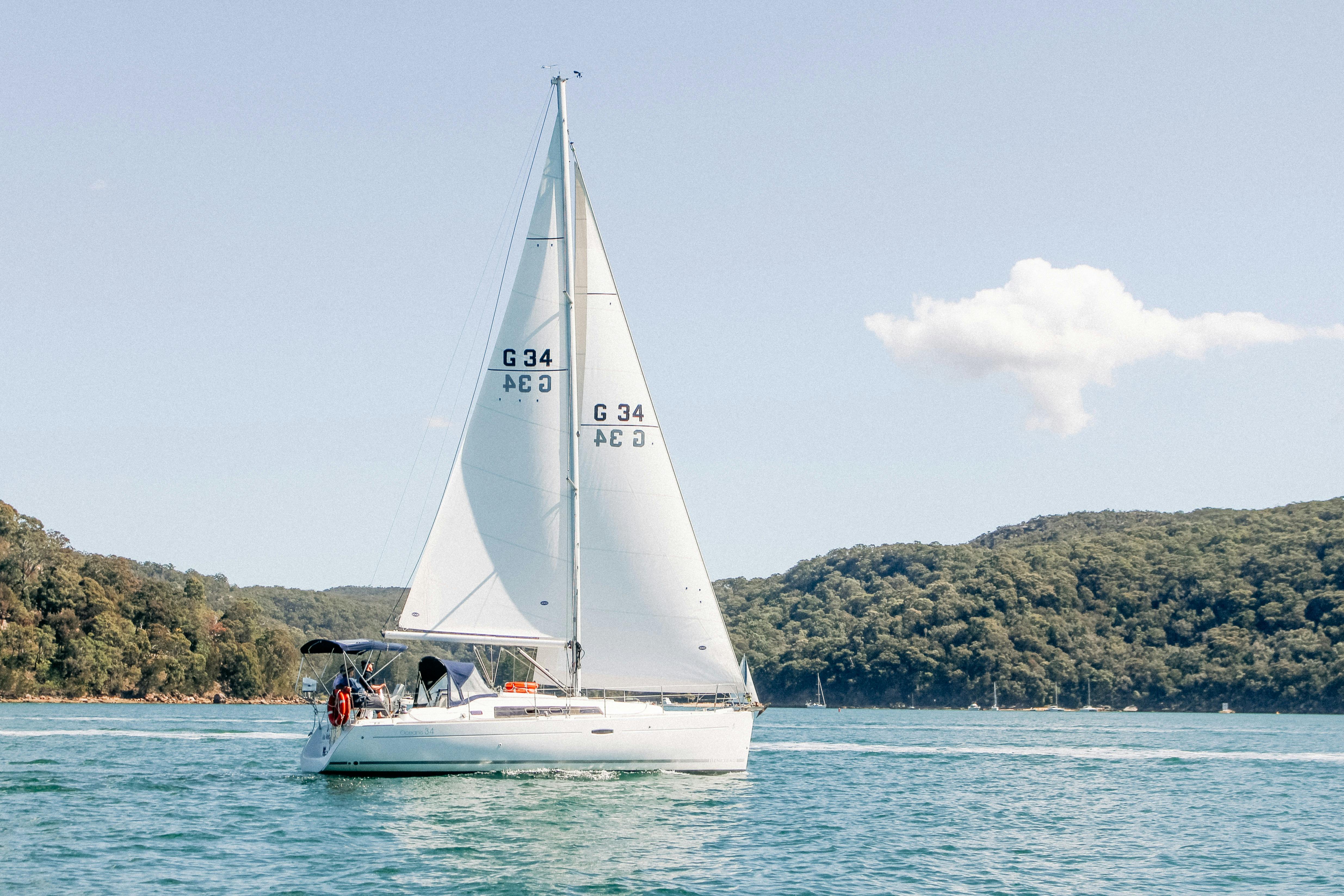 Beneteau Yacht cruising on Pittwater