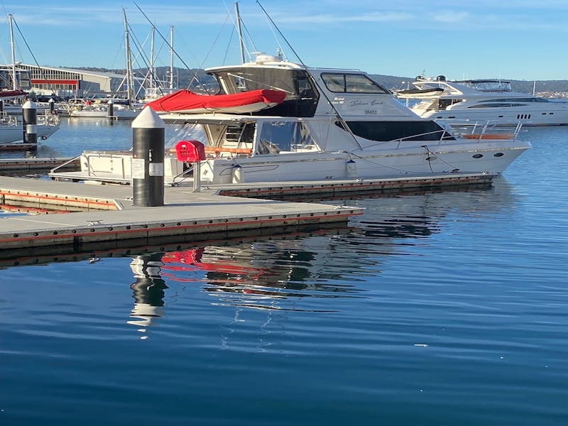 Hobart Private Choice Charters, boat at wharf