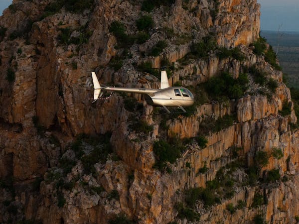Flight to Wolfang Peak.