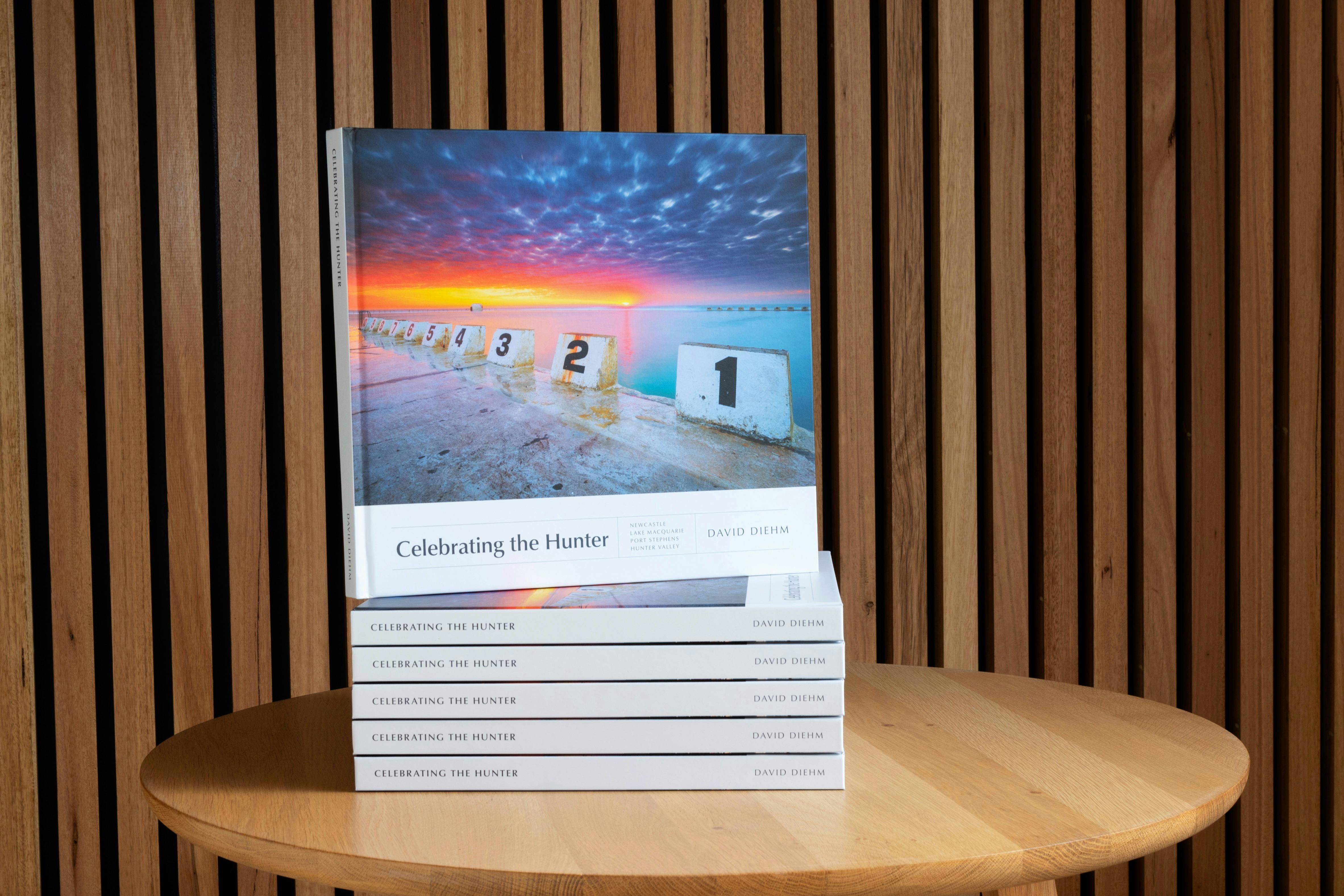 Celebrating the Hunter photography book by David Diehm featuring images of Newcastle Lake Macquarie