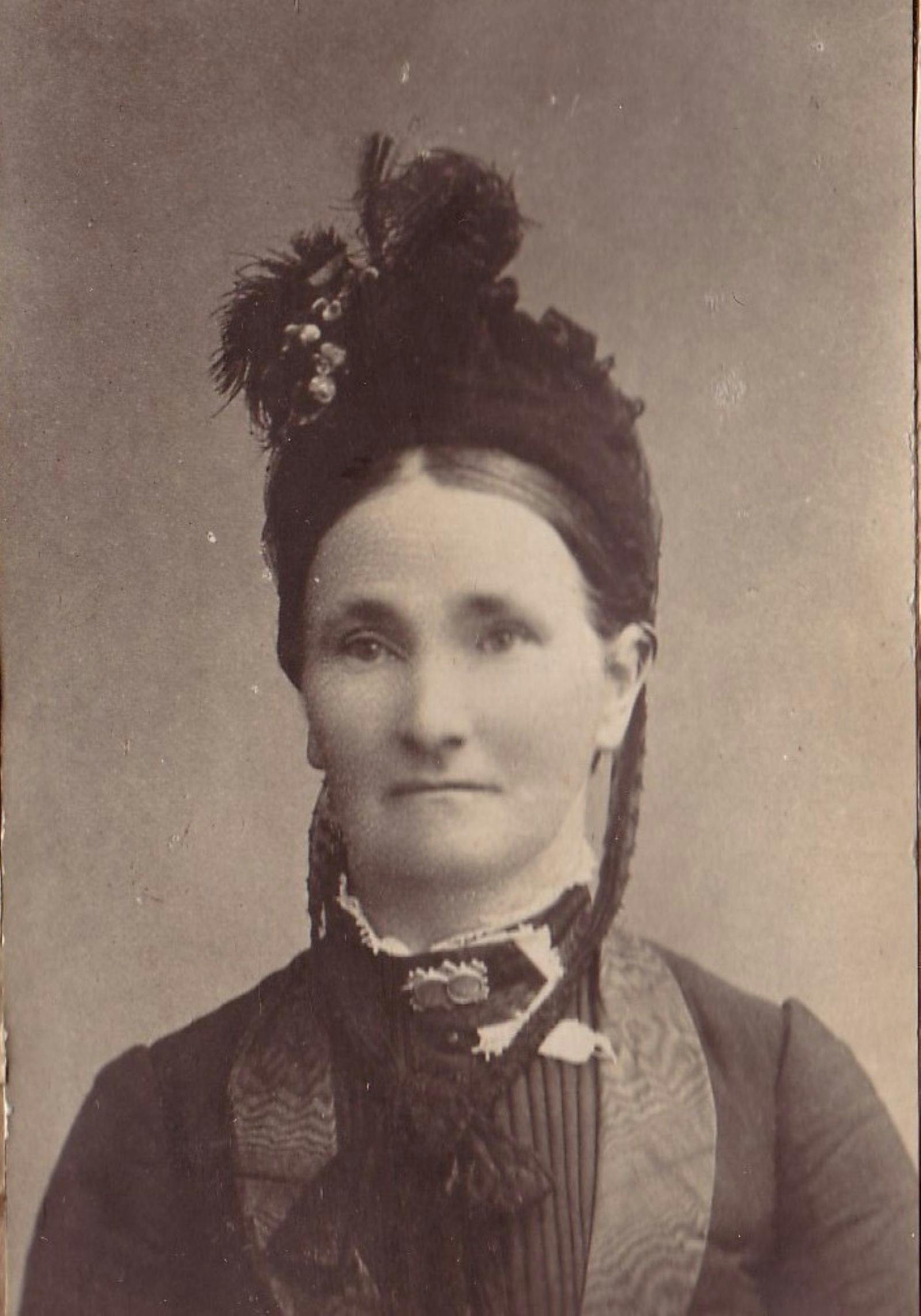 Mary Ann Hayward (nee Purcell), c. 1865. Image courtesy of Robert Hayward and Vicki Hayward.