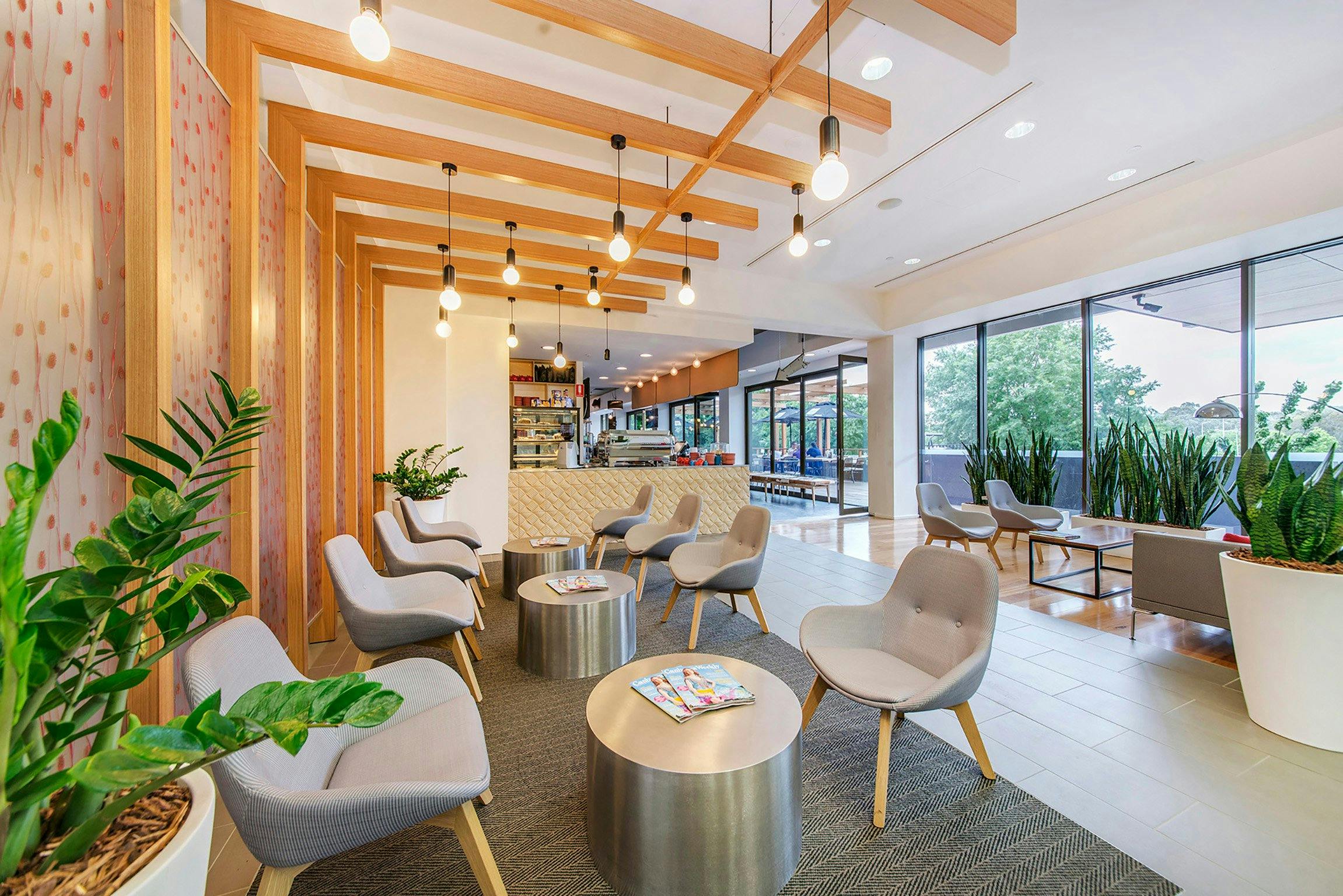 Lobby interior at Abode Woden