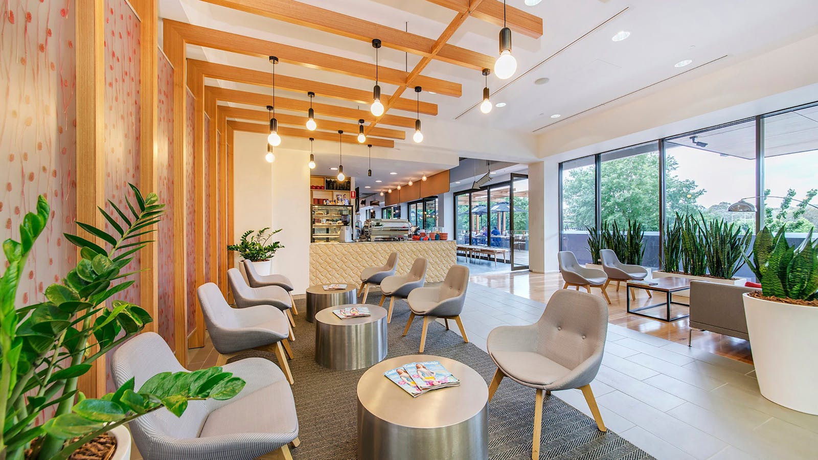 Lobby interior at Abode Woden