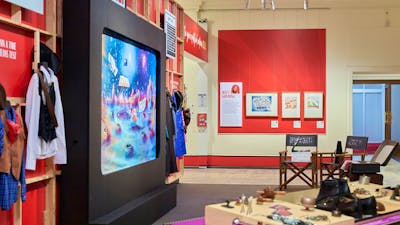 Gallery's interactive space.