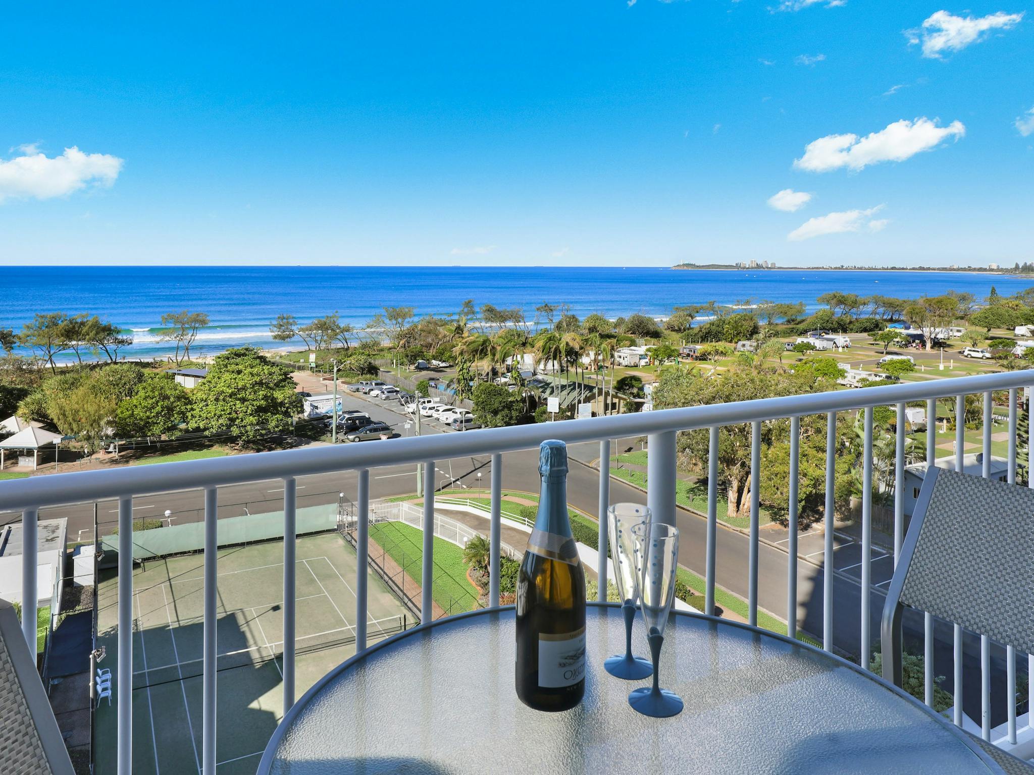 Ocean views from the balcony Ocean views from the balcony