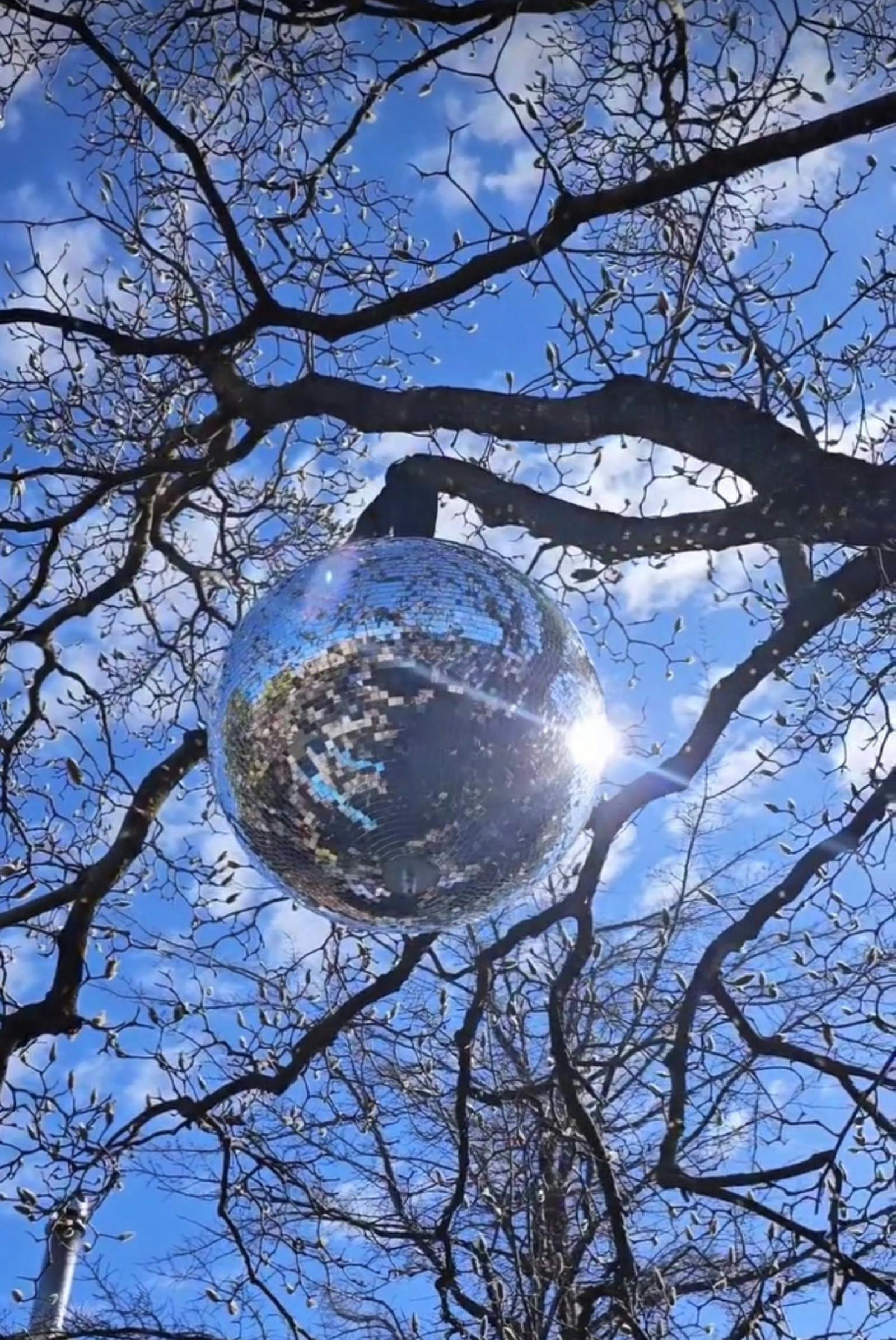 Thrift Shop Boogie Glitter Ball