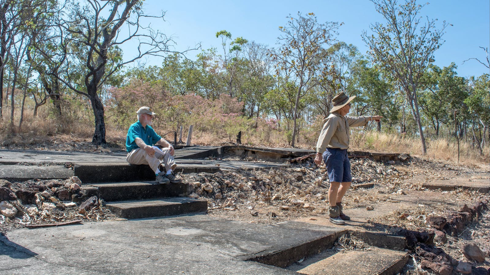 World War II Tour at Pell Airstrip