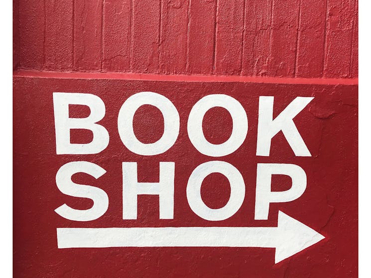 book shop sign