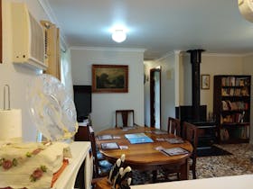 Nanna's Rose Cottage Kitchen diner. July 2020