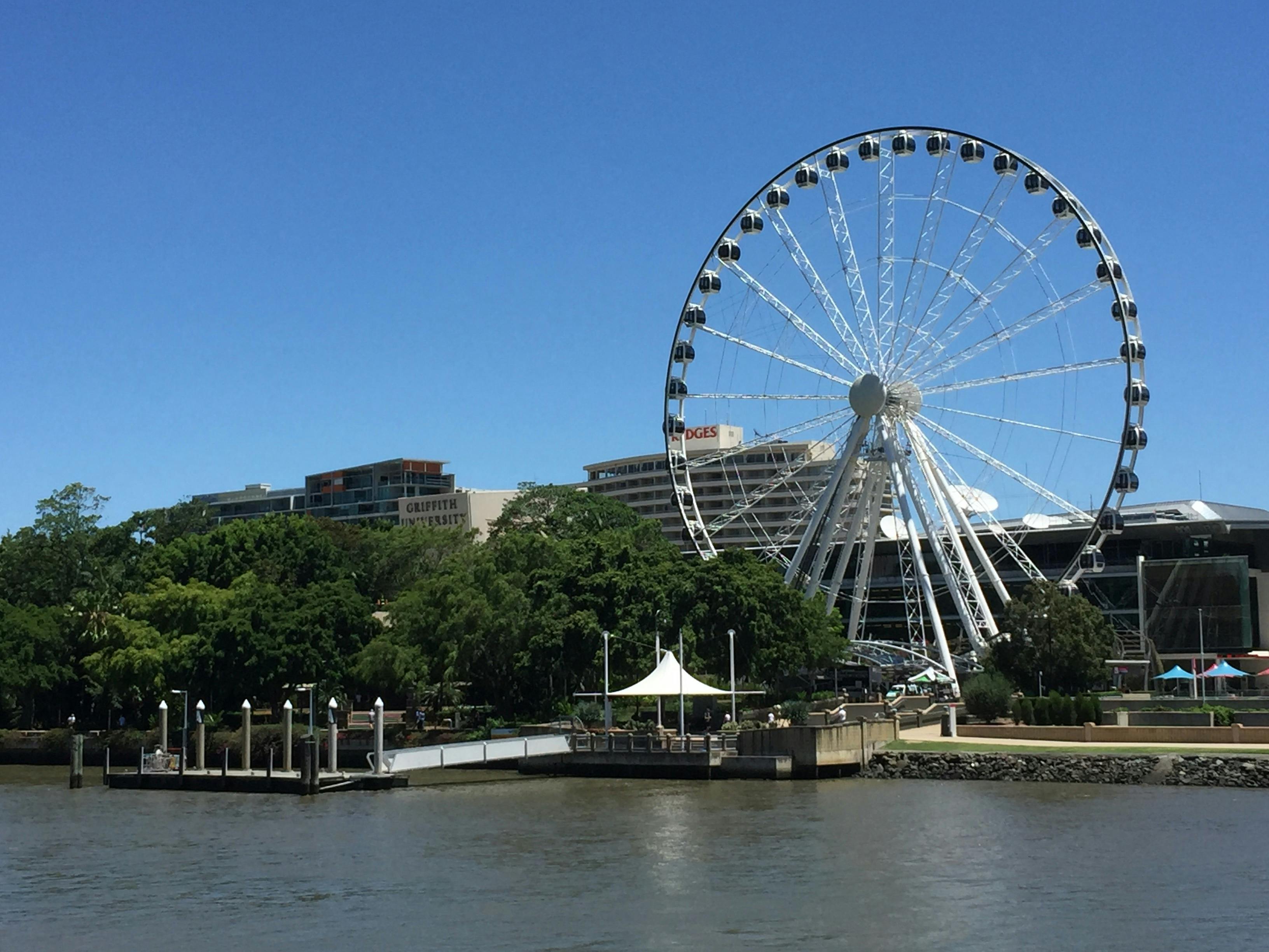 Bremer River views, the wheel of Brisbane