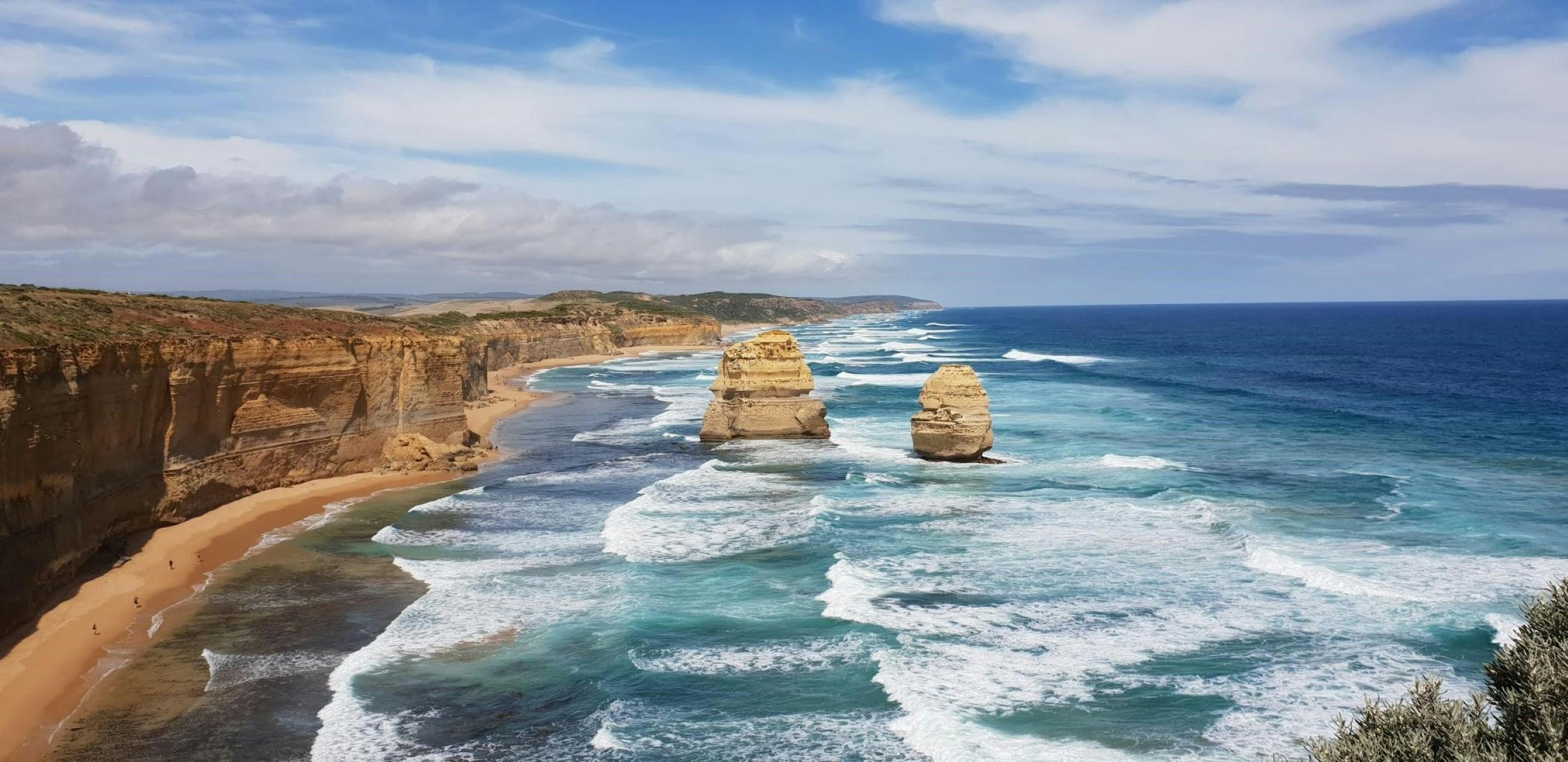 Spectacular Great Ocean Road . Victoria.  Australia