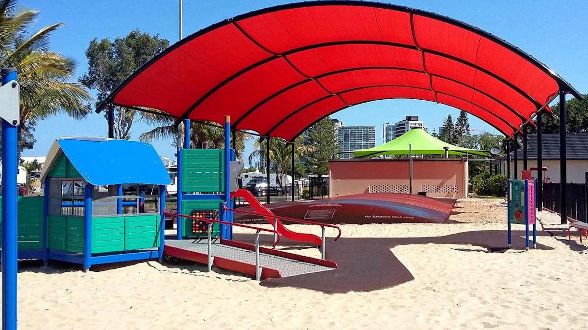 Broadwater Tourist Park playground