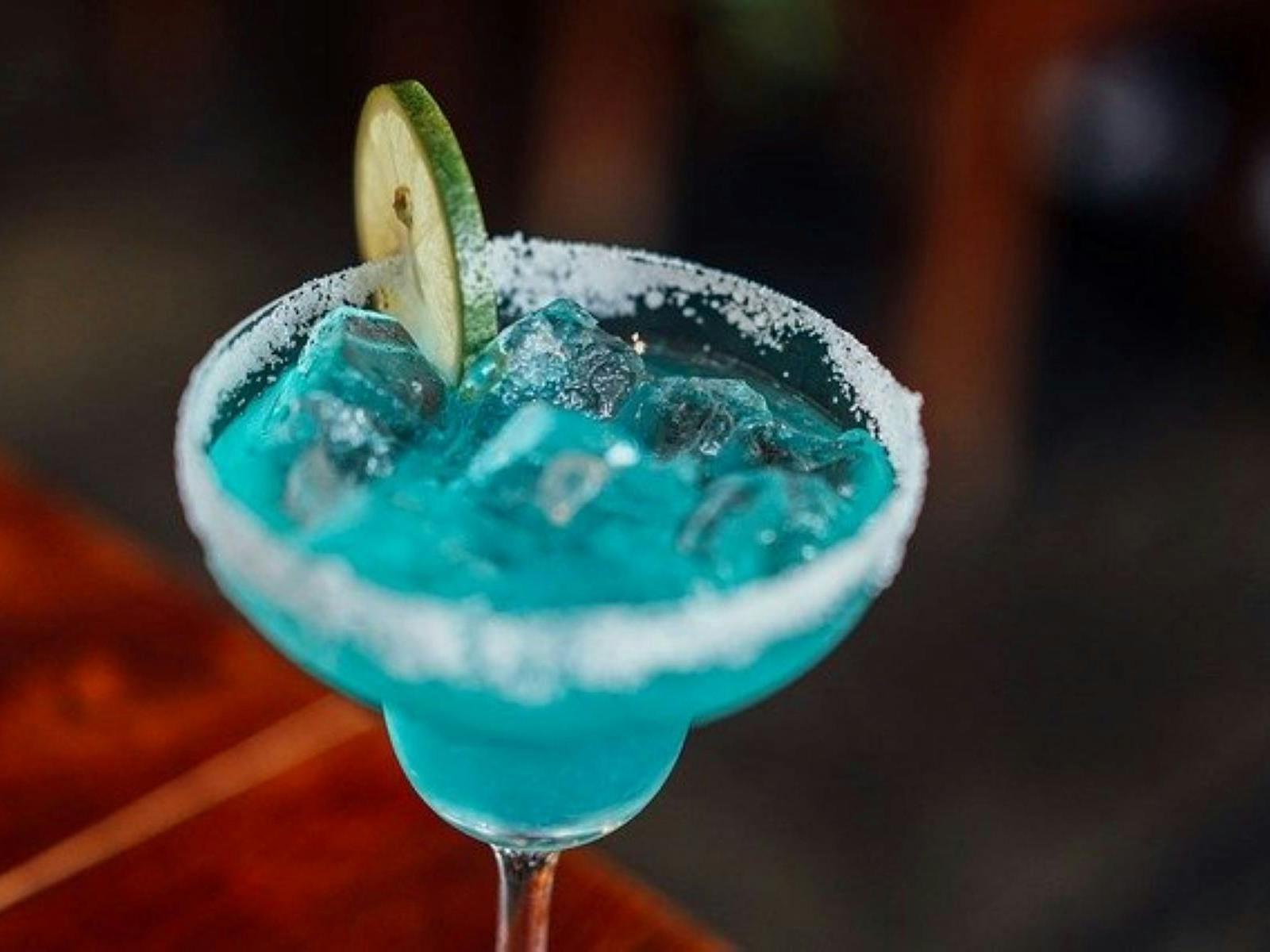 Blue cocktail