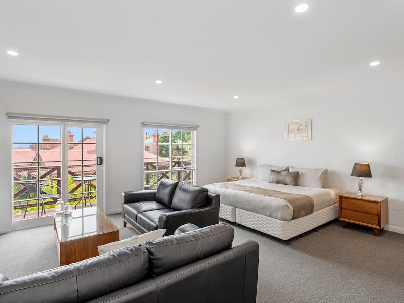 Deluxe Suites with balcony or patio are spacious and comfortable, offering king size or single beds.