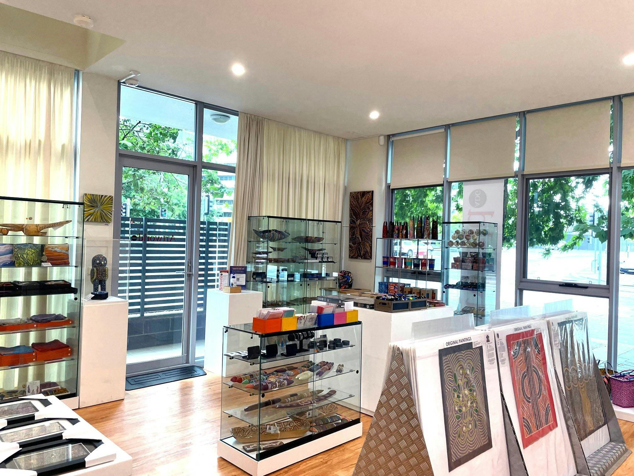 Aboriginal art and gifts at Artworld ADG Canberra City