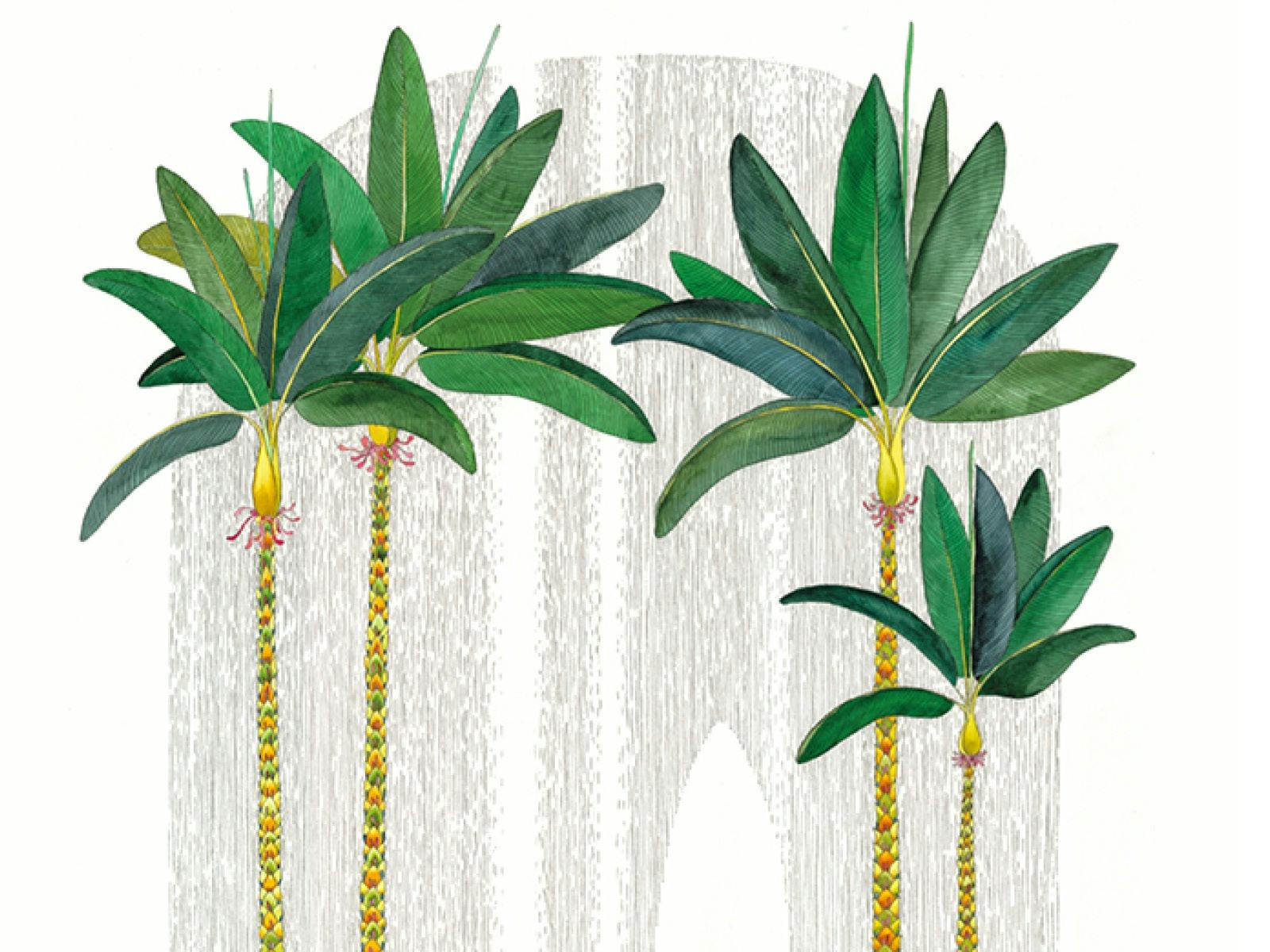 Laila Page, Little Oasis, Watercolour, 2025