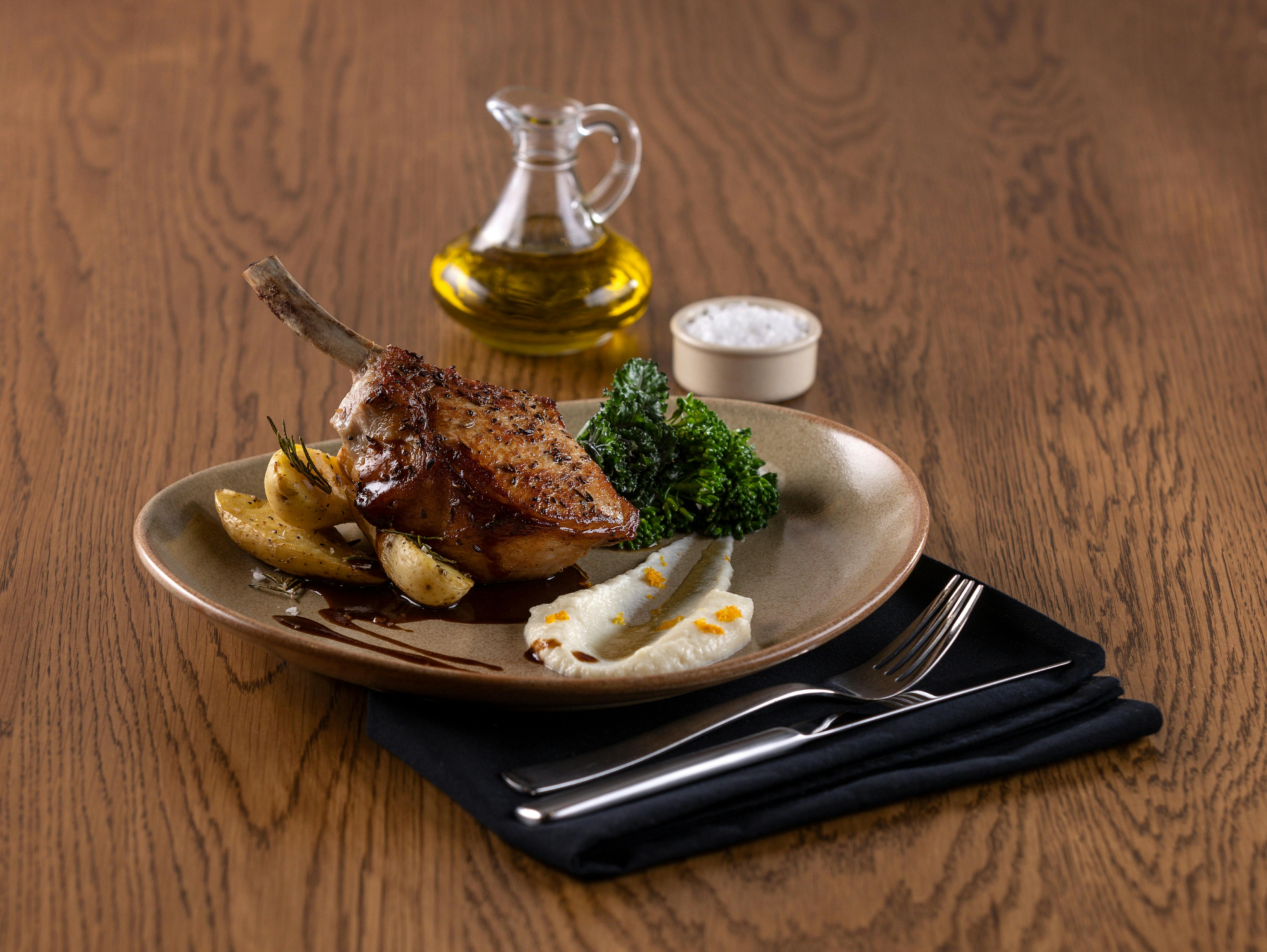 Harbour Fresh 菜單中的香煎豬排