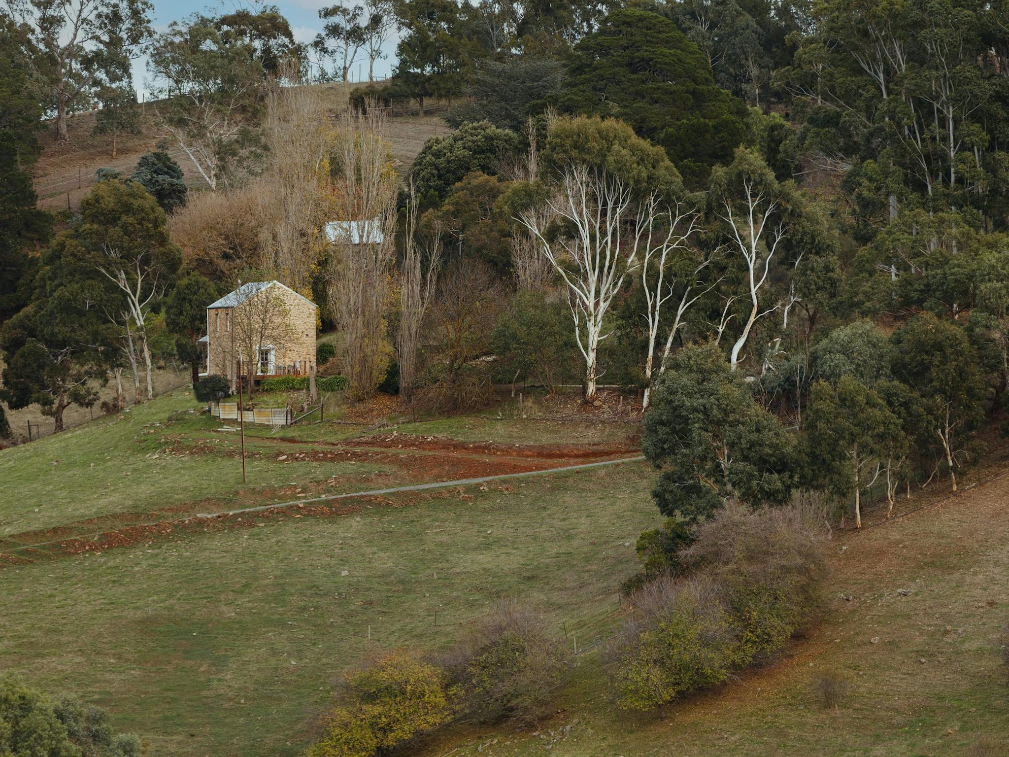 Views of the Coach House from the Adelaide Hills