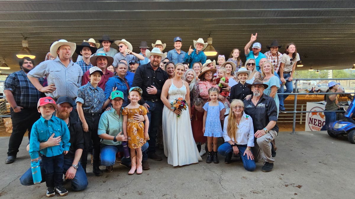 First Wedding at the Rodeo