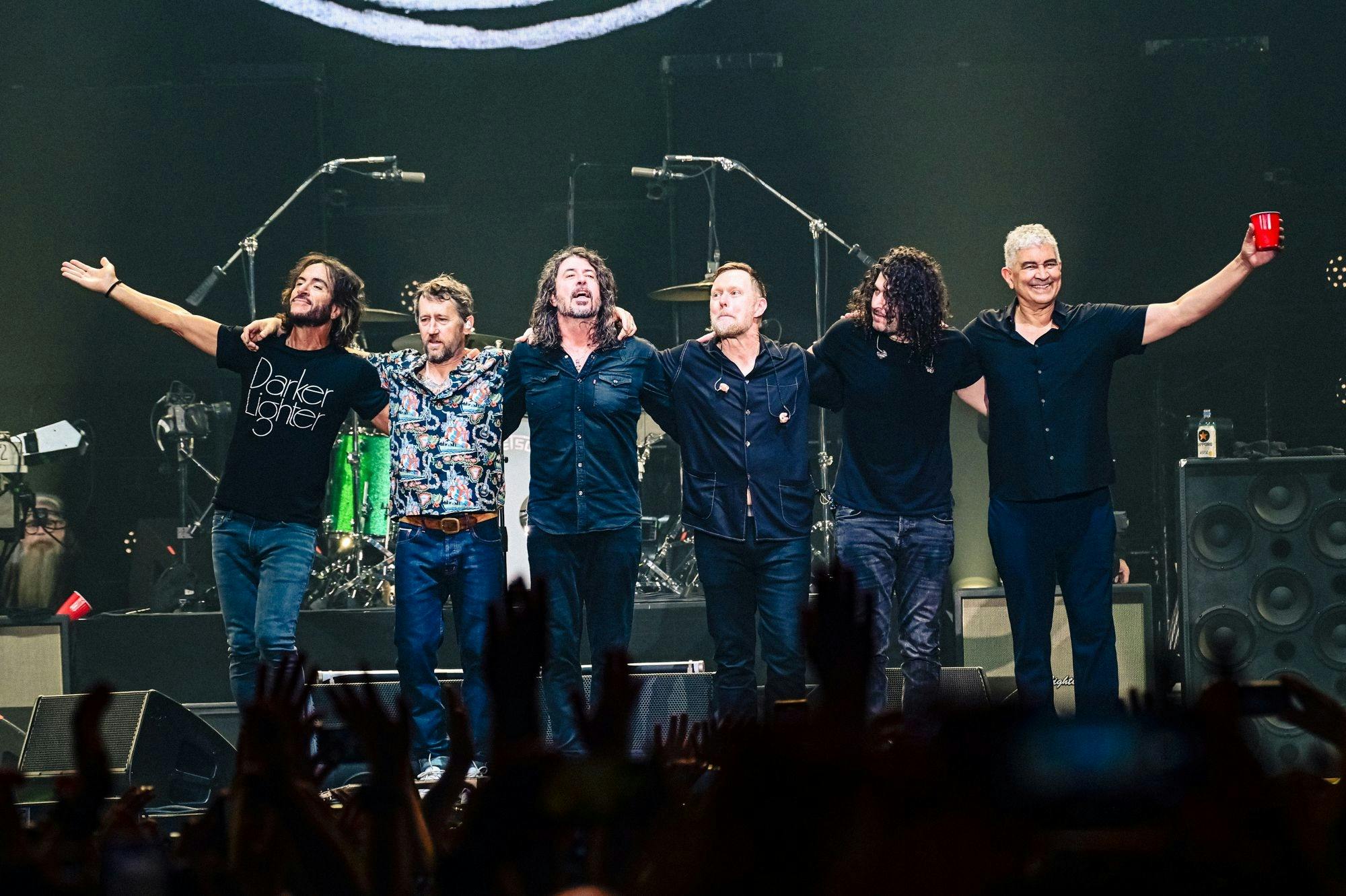 Foo Fighters live on stage