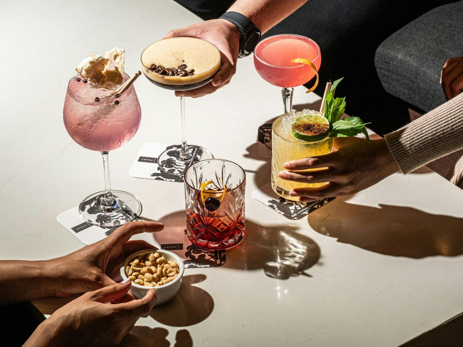 Indulge in your choice of cocktail!