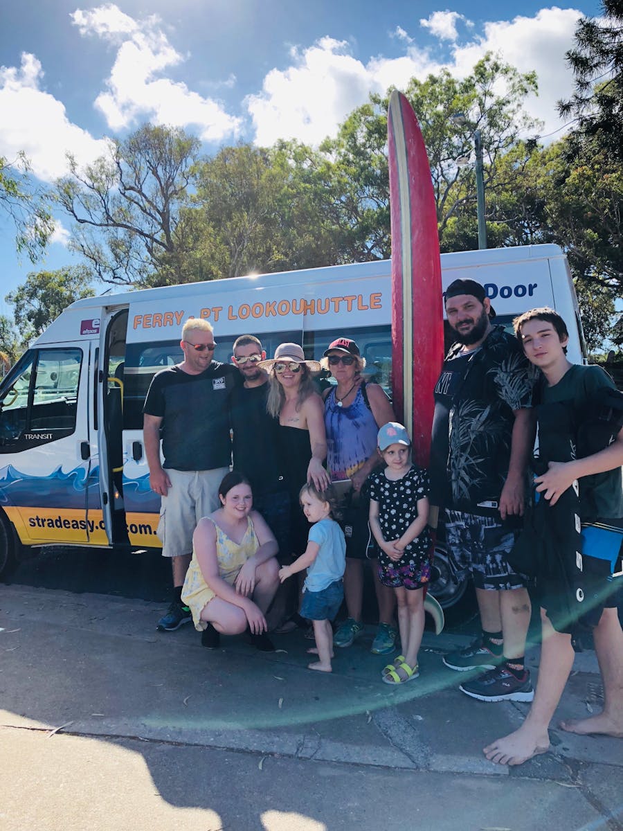 Family fun on Straddie with Stradeasy shuttle