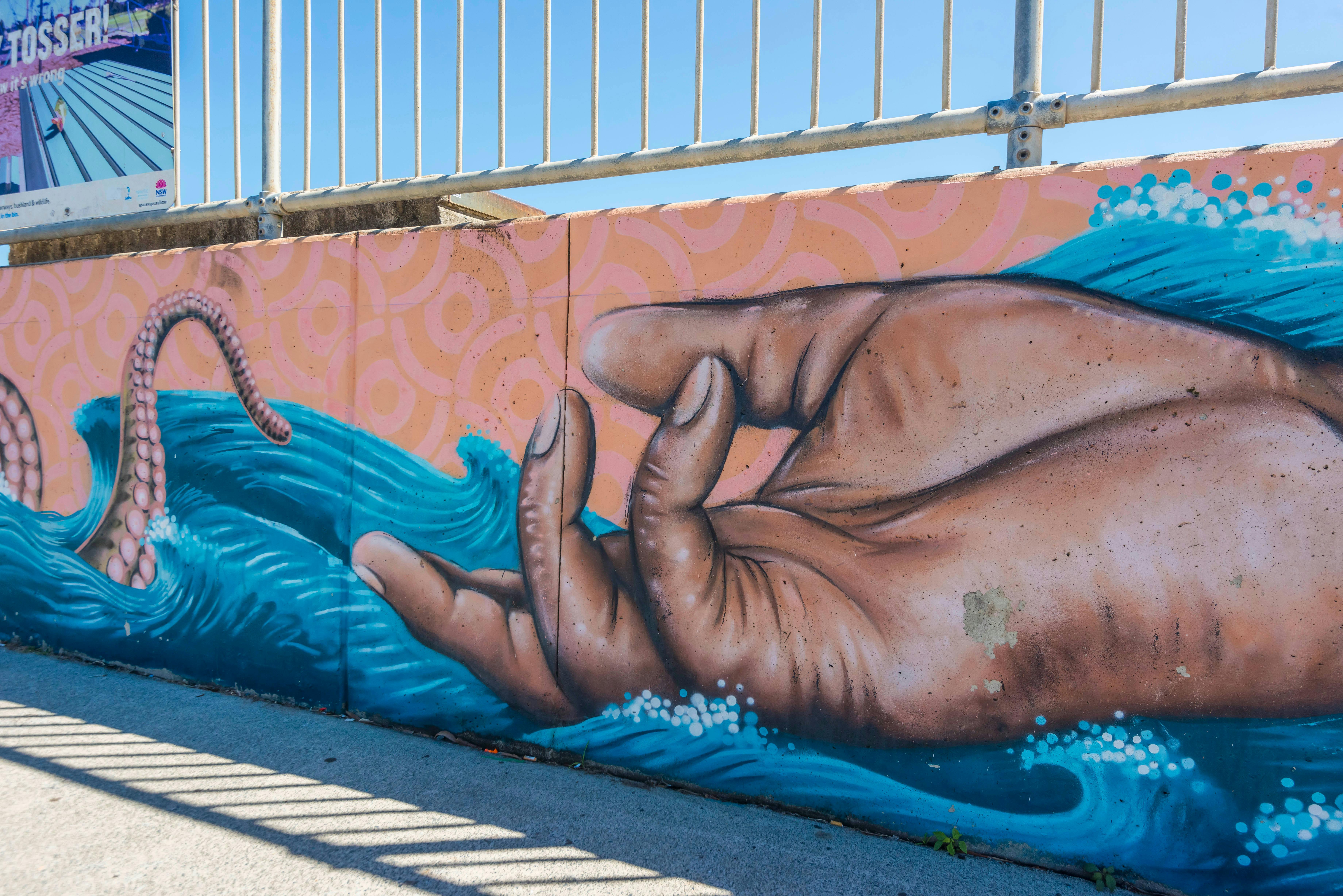 Ballina Public Art - Wave Mural