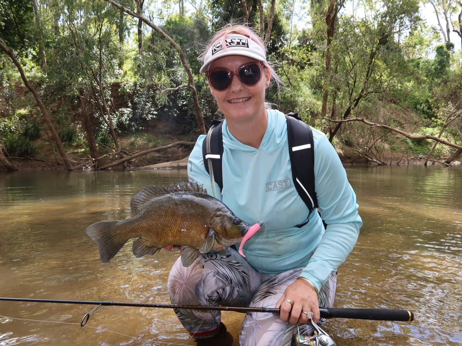 Woman with fish