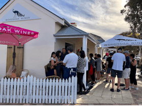 Busy day at the Wine Room