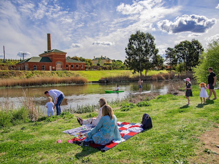 Goulburn Historic Waterworks - Family picnic and water activities