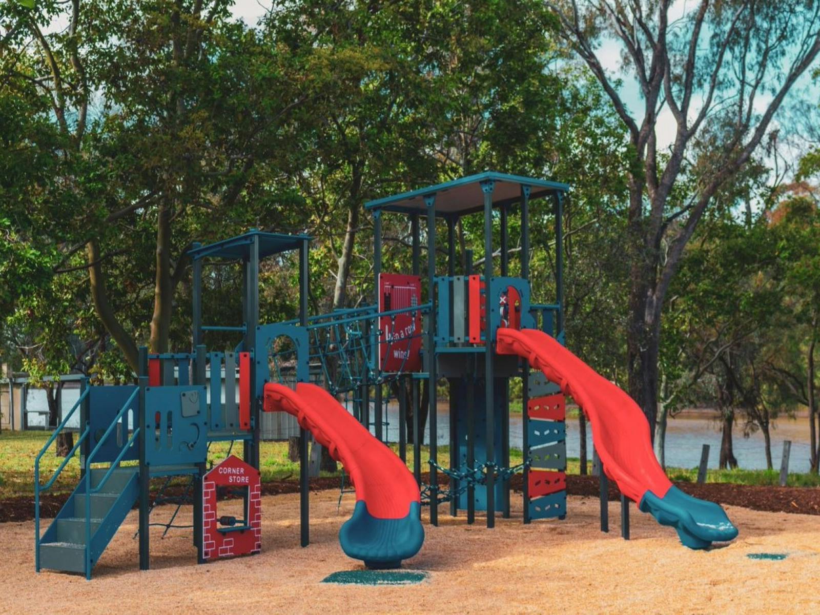Playground facilities to keep the children entertained