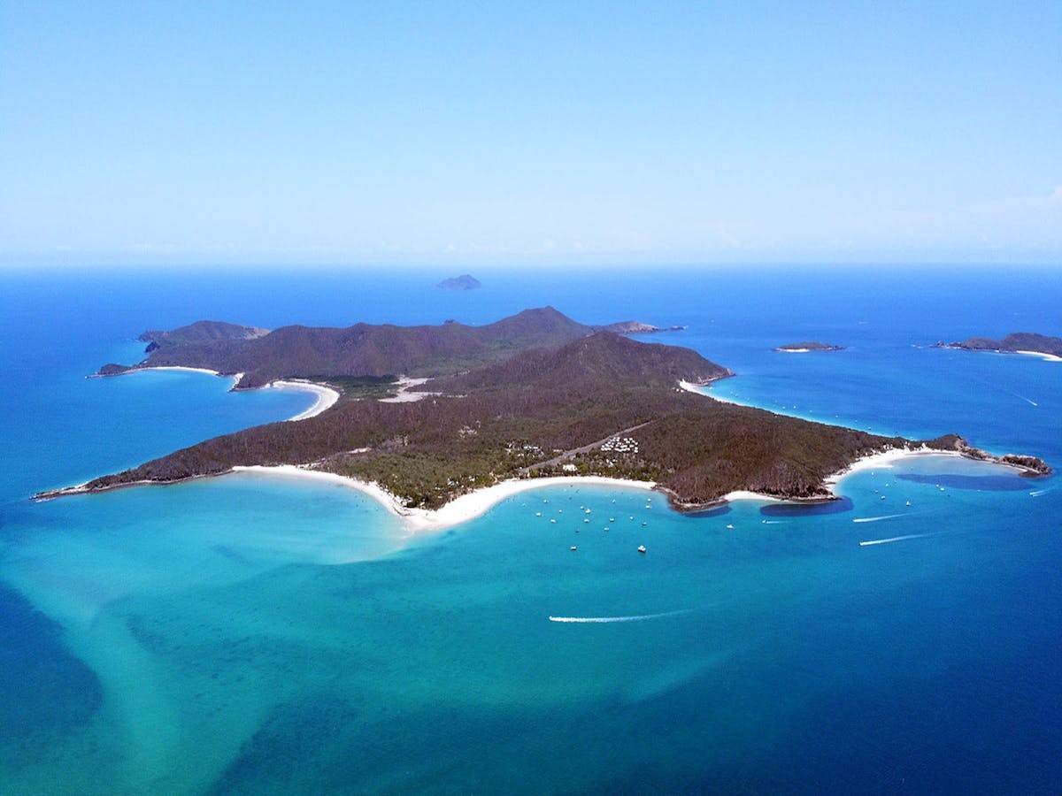 Aerial Shot the of the Island
