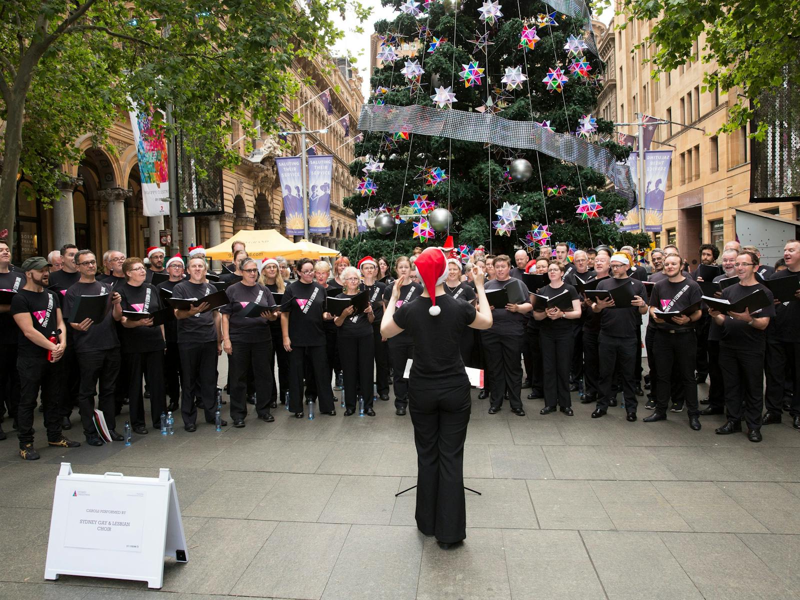 Image for Choirs in the City - Martin Place Christmas Tree and Pitt Street Mall