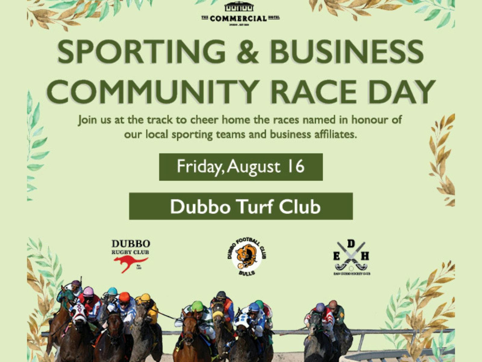 Image for Commercial Hotels' Sporting and Business Community Race Day