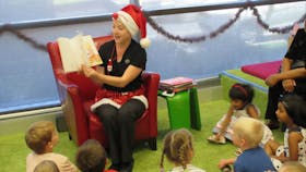 Christmas storytime at the Lavington Library